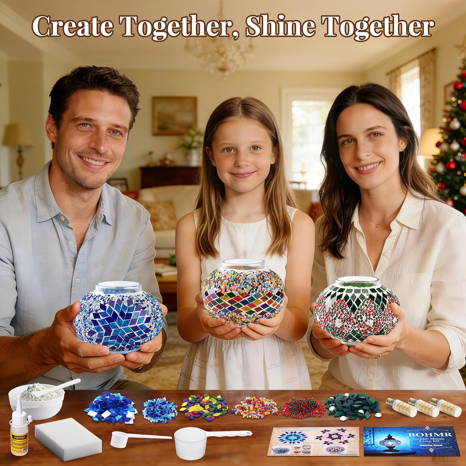 DIY 3 Globe Turkish Mosaic Lam - Art Craft Us recensie en prijs