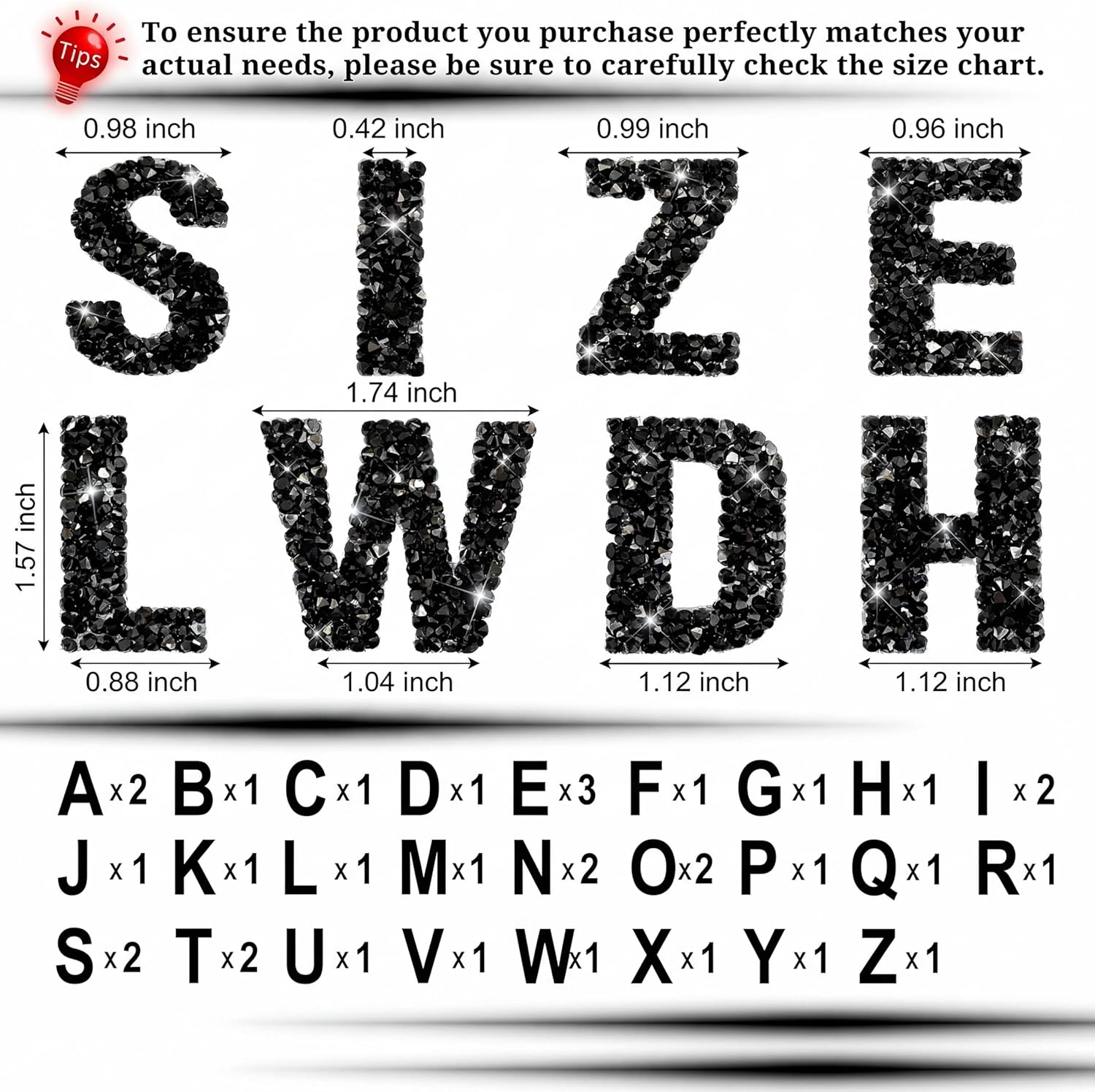 34Pcs Resin Rhinestone Alphabe - Art And Craft Letter Z recensie en prijs