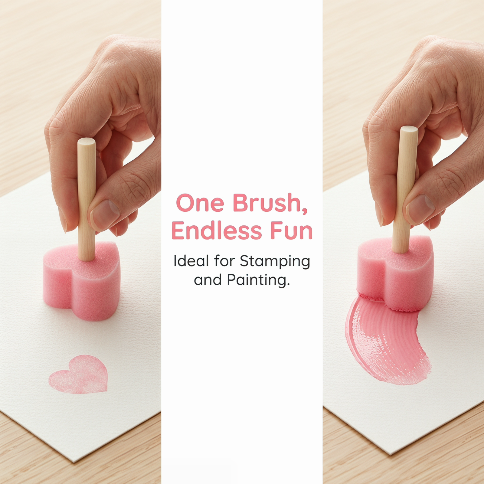 5/10pcs Heart Shape Sponge Lov - Art Craft Love recensie en prijs