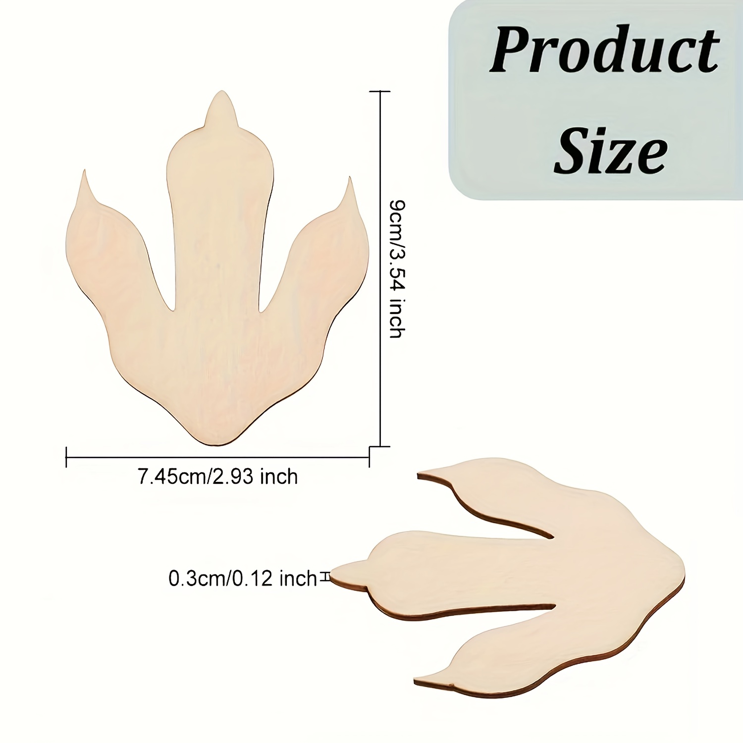 10/20 Pieces Wooden Dinosaur F - Dinosaur And Craft recensie en prijs