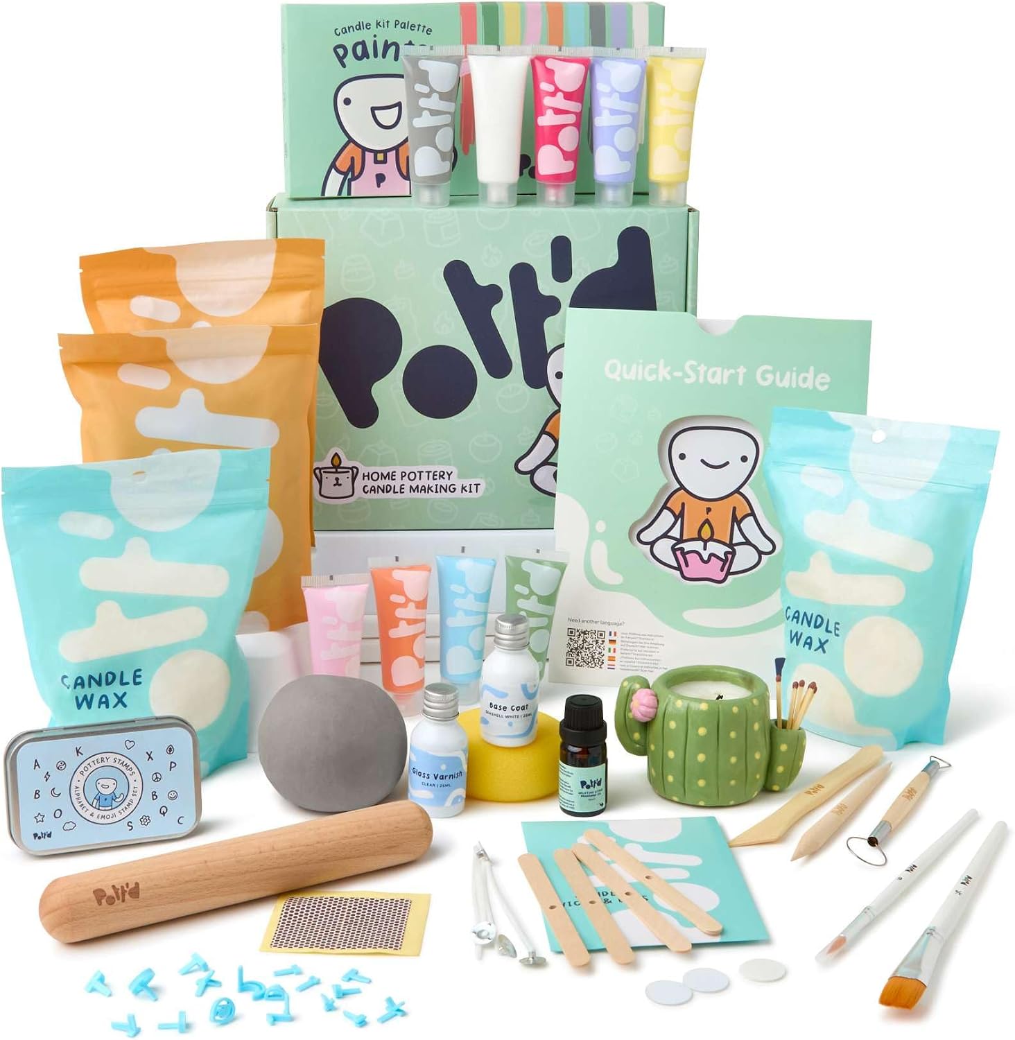 Home Pottery Candle Making Kit - Air Dry Clay recensie en prijs