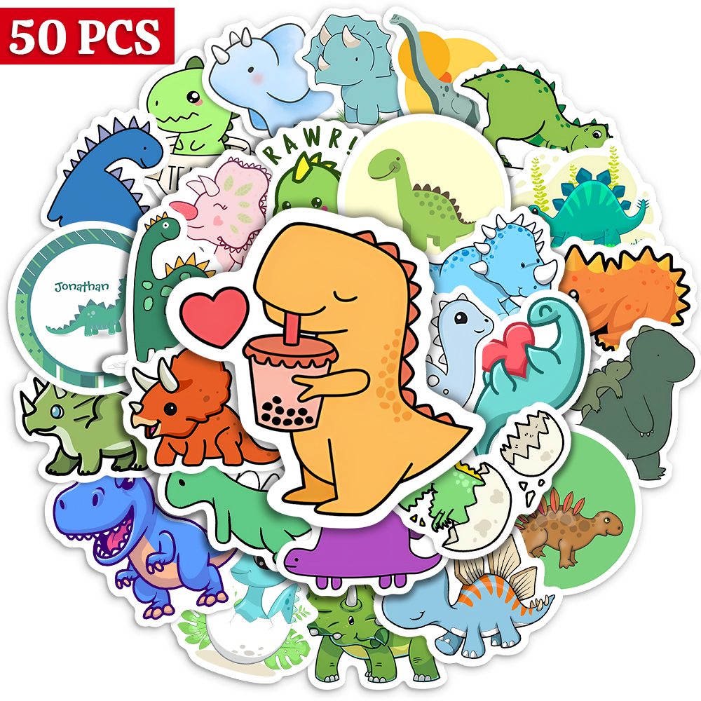 Cute Lovely dinosaur Stickers  - Art Craft Dinosaur recensie en prijs