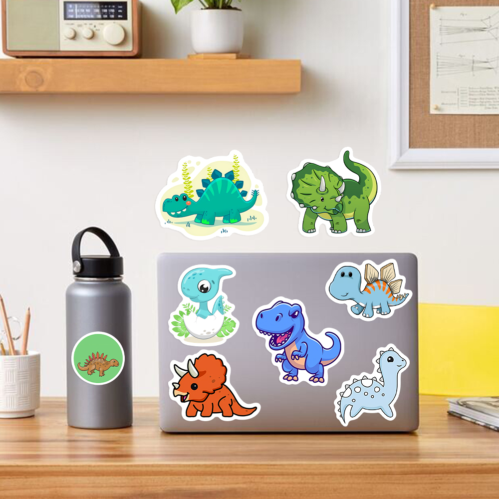 Cute Lovely dinosaur Stickers  - Art Craft Dinosaur recensie en prijs