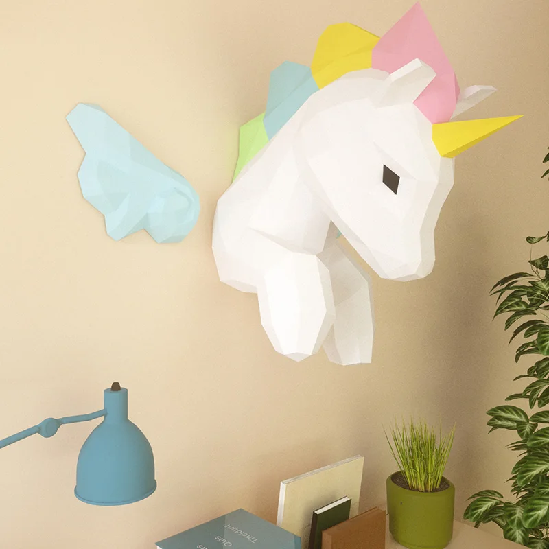 Rainbow Unicorn Animal Wall De - Art Craft Center recensie en prijs