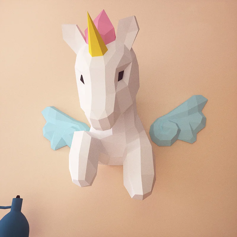 Rainbow Unicorn Animal Wall De - Art Craft Center recensie en prijs