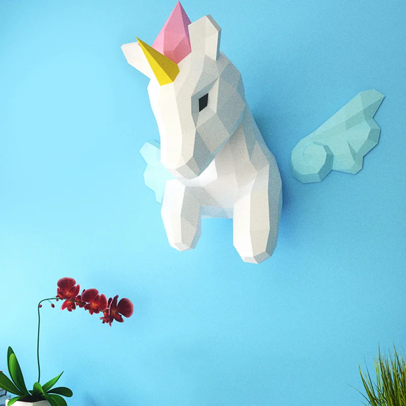 Rainbow Unicorn Animal Wall De - Art Craft Center recensie en prijs