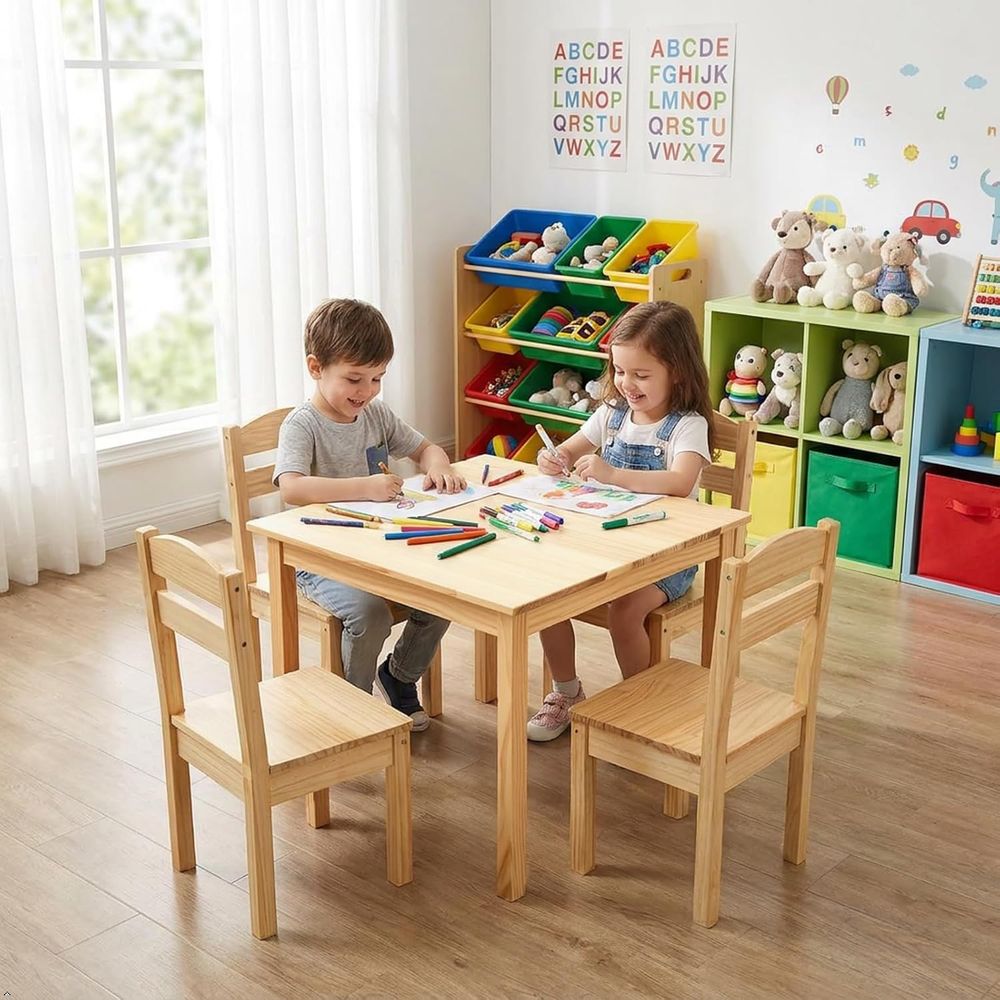 5-Piece Wooden Kids Activity T - Art Craft Activities For Preschoolers recensie en prijs
