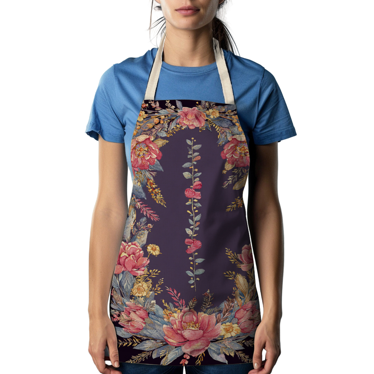 Vintage Floral Pattern Polyest - Art And Craft Studio recensie en prijs