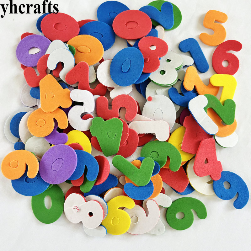 150PCS Mixed color 0-9 number  - Art And Craft Letter Z recensie en prijs