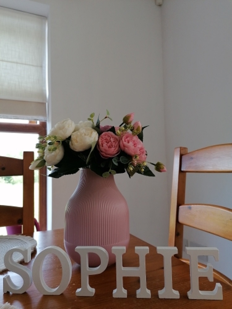 1pc 8CM White Wooden Letter En - Art Craft And Design recensie en prijs