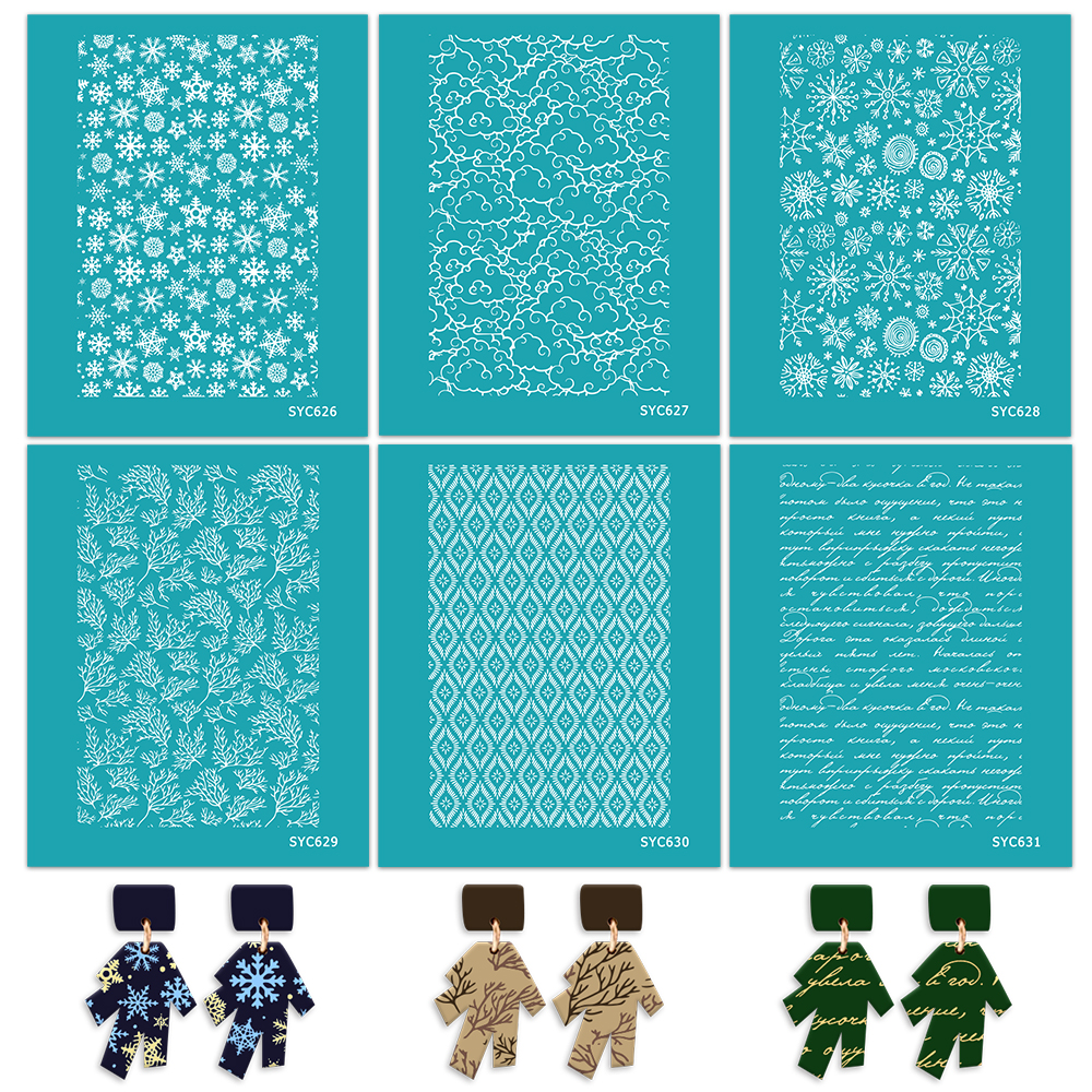 Polymer Clay Silk Screen Stenc - Silk Screen Printing recensie en prijs