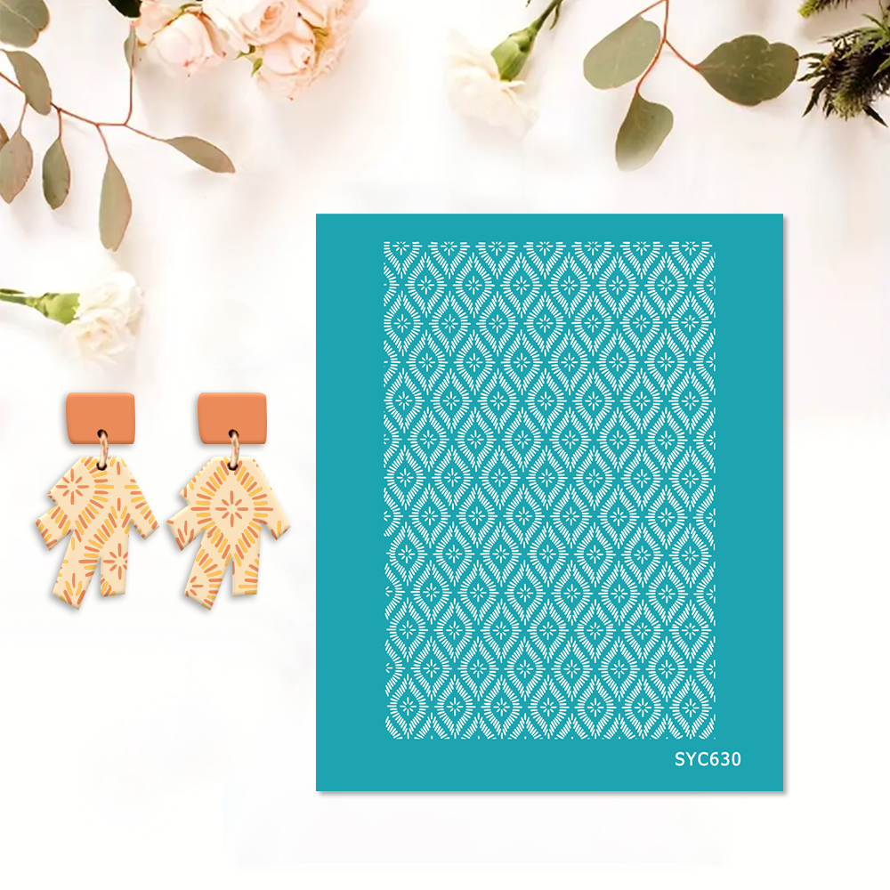 Polymer Clay Silk Screen Stenc - Silk Screen Printing recensie en prijs