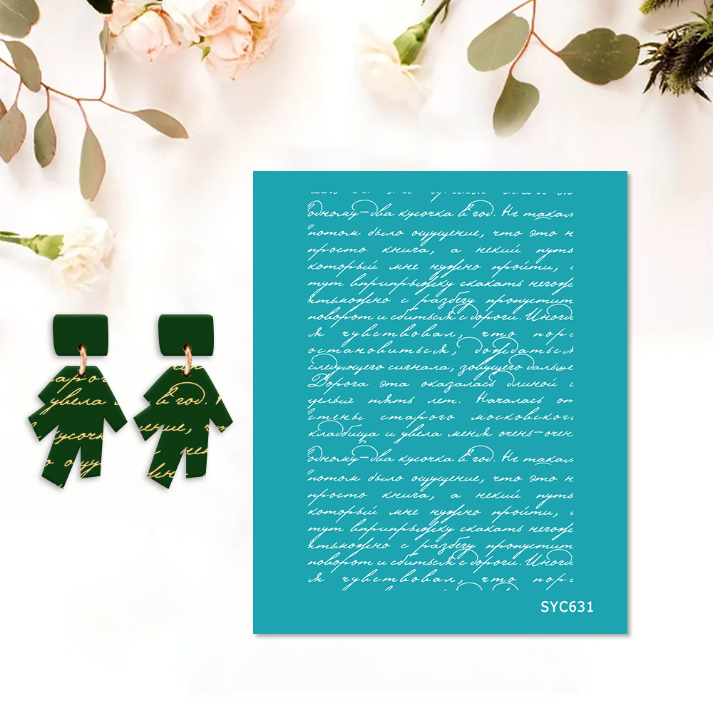 Polymer Clay Silk Screen Stenc - Silk Screen Printing recensie en prijs