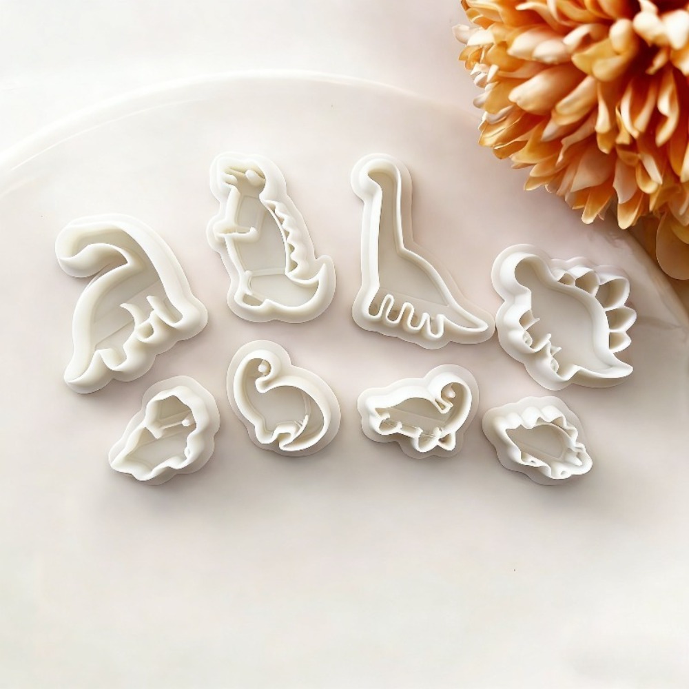 8pcs Cute Dinosaur Clay Cutter - Dinosaur And Craft recensie en prijs