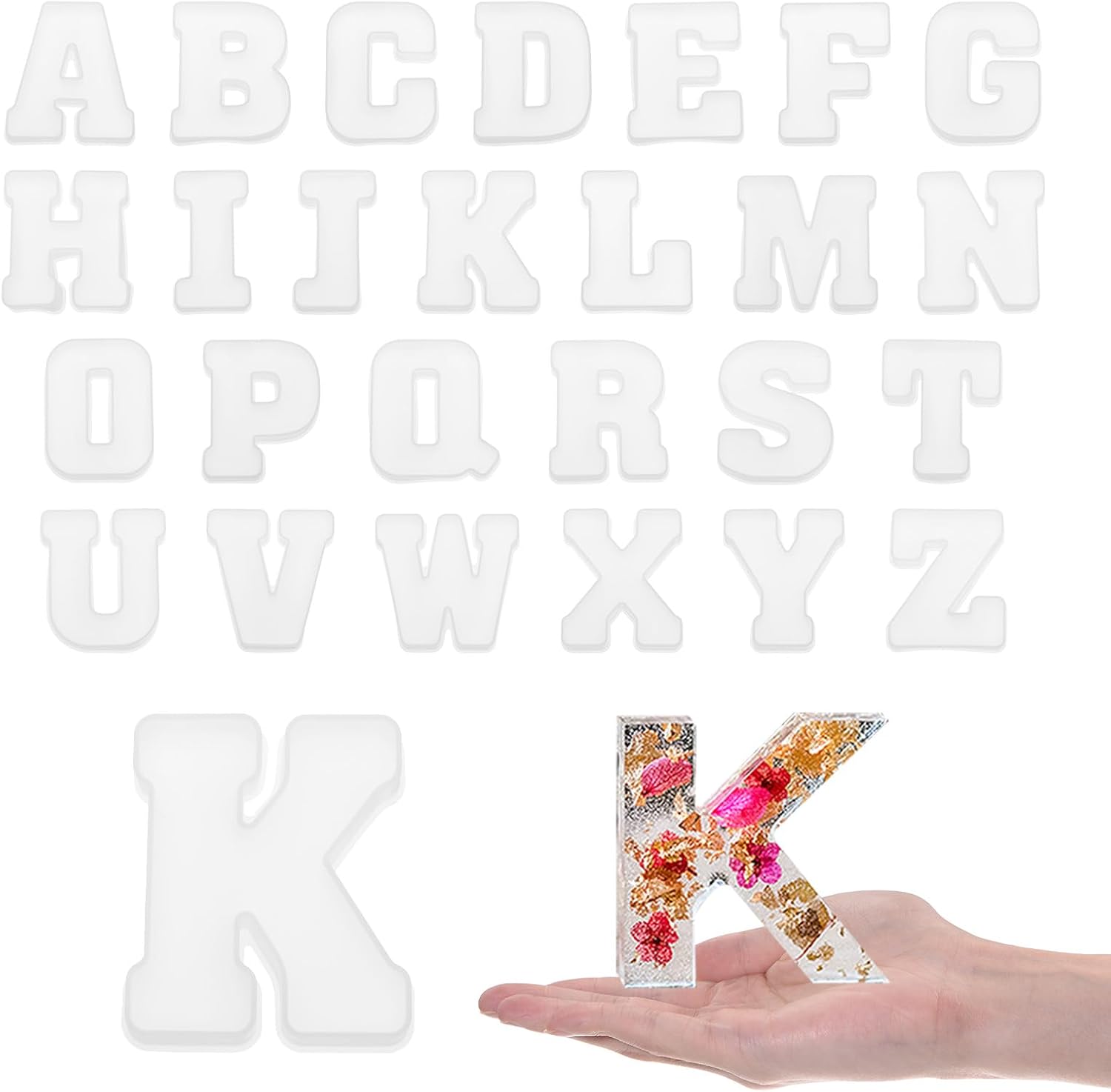 26pcs Large Letter Resin Moldi - Art And Craft Letter Z recensie en prijs