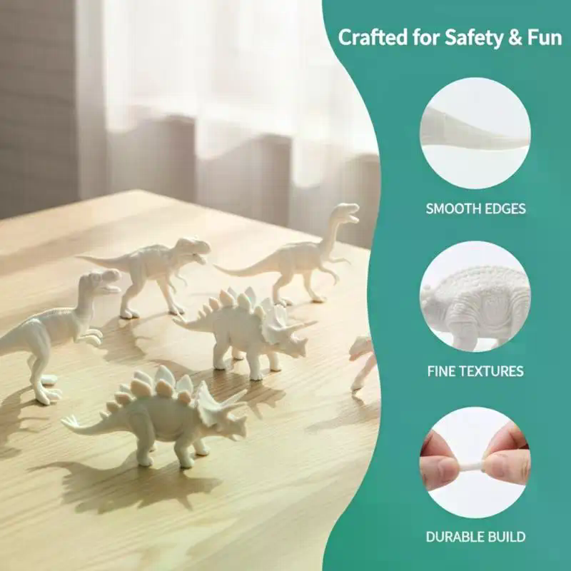 Dinosaur White Embryo Toy Set  - Dinosaur And Craft recensie en prijs