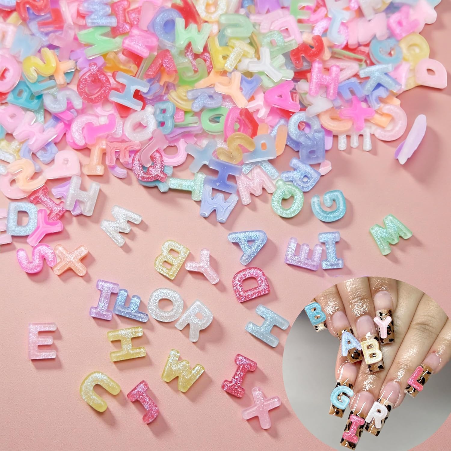 100Pcs 3D Colorful Letter Nail - Art And Craft Letter Z recensie en prijs