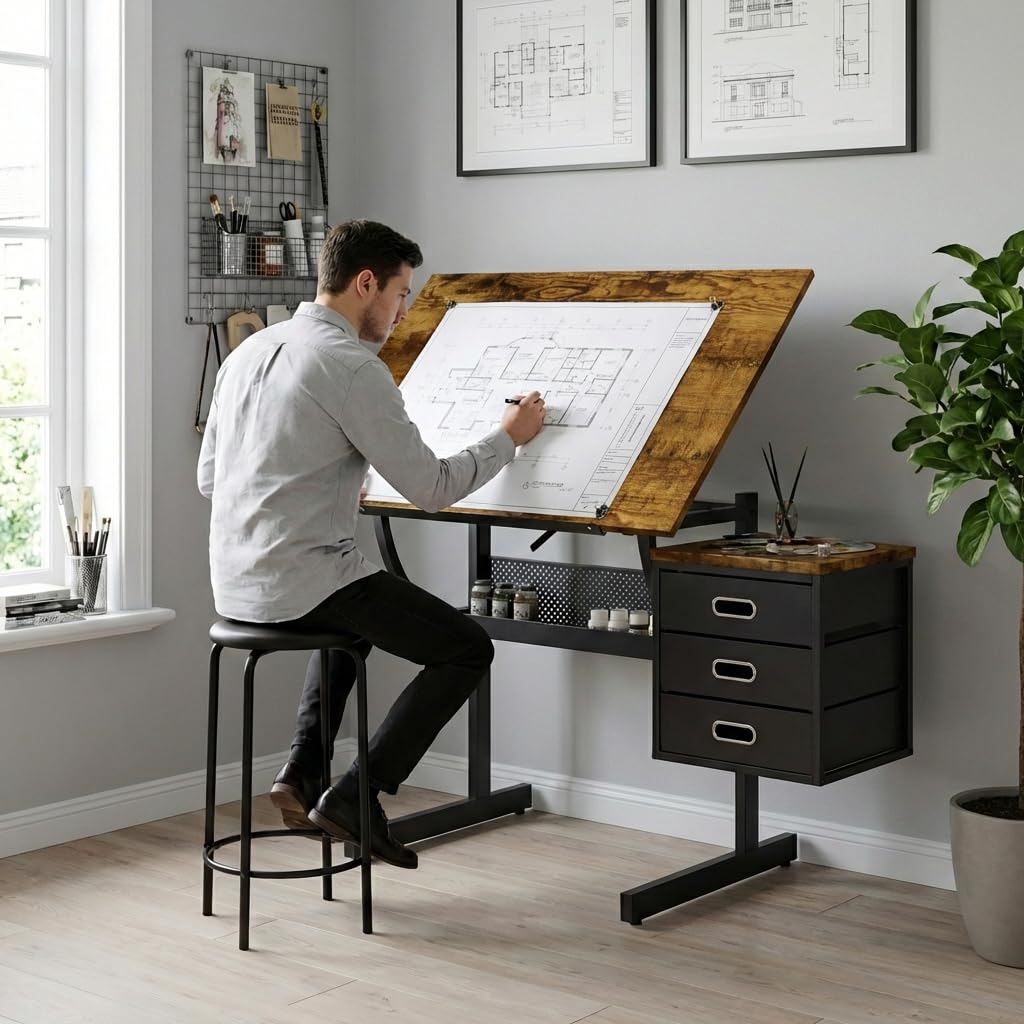 Adjustable Art Desk with Stora - Art & Craft Paper For Kids recensie en prijs