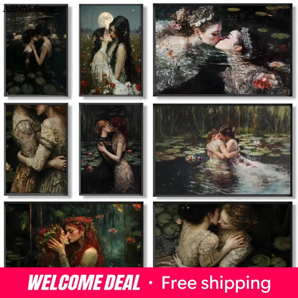 Victorian Lesbian Gothic Poste - Art Craft Love recensie en prijs