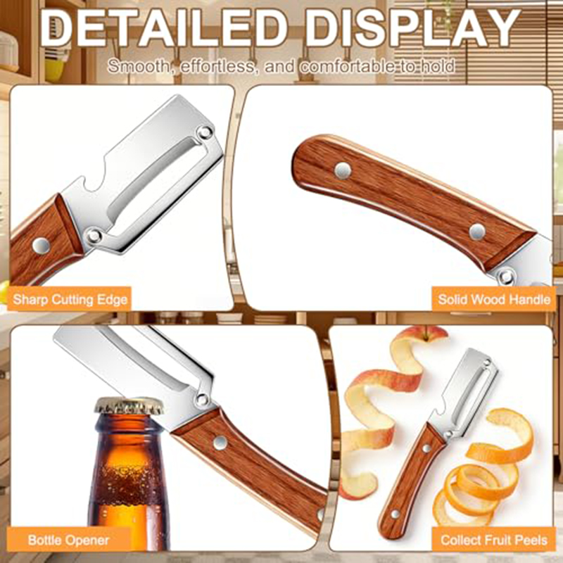 Stainless Steel Kitchen Peeler - Art Craft Wood recensie en prijs