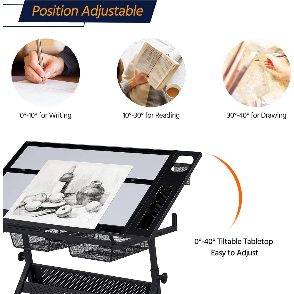 Height Adjustable Drafting Tab - Art Craft Wood recensie en prijs