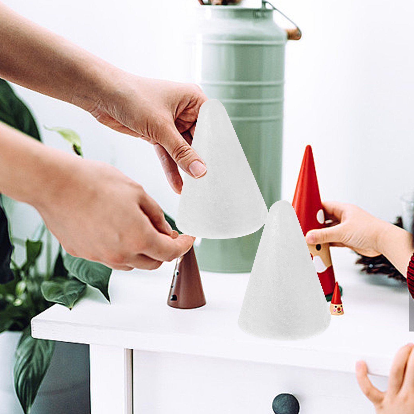 2Pcs Foam Craft Tree Cones 38x - Art Craft Holiday recensie en prijs