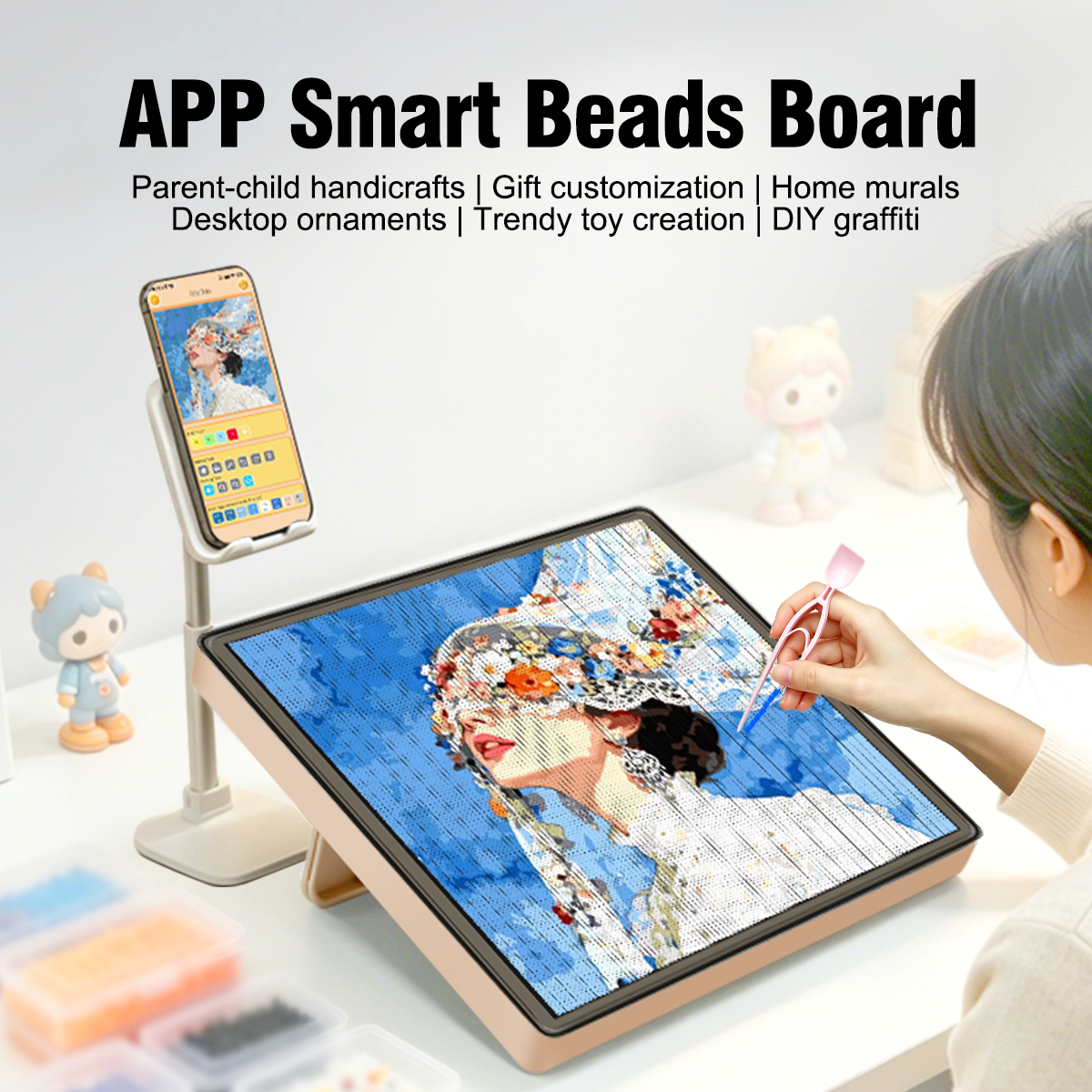 LED Fuse Beads Craft Pegboard  - Art Craft Us recensie en prijs