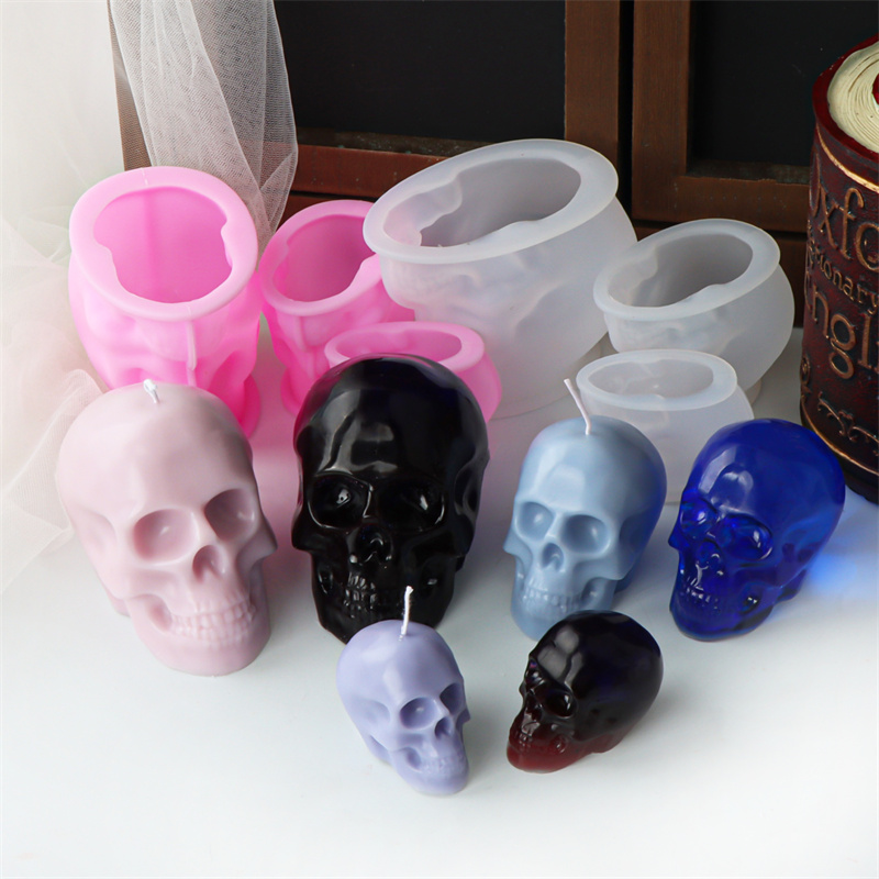 White and Pink Skull Candle Mo - Art Craft Holiday recensie en prijs