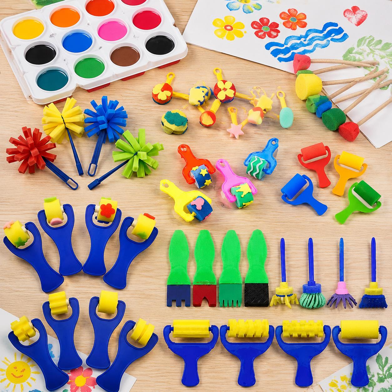 Bulk Painting Sponge & Brush B - Art And Craft Studio recensie en prijs