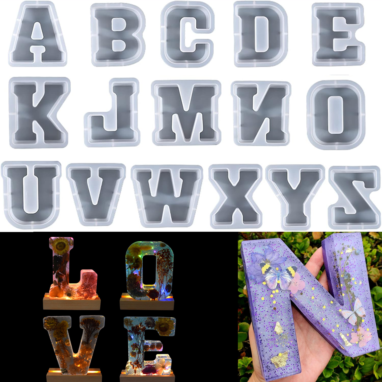 7 Inch Large Letter Silicone M - Art And Craft Letter Z recensie en prijs