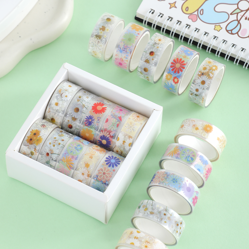 10 Rolls Daisy PET Masking Tap - Art Craft Diy recensie en prijs