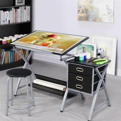 Drafting Desk, Drawing Table f - Art & Craft Paper For Kids recensie en prijs