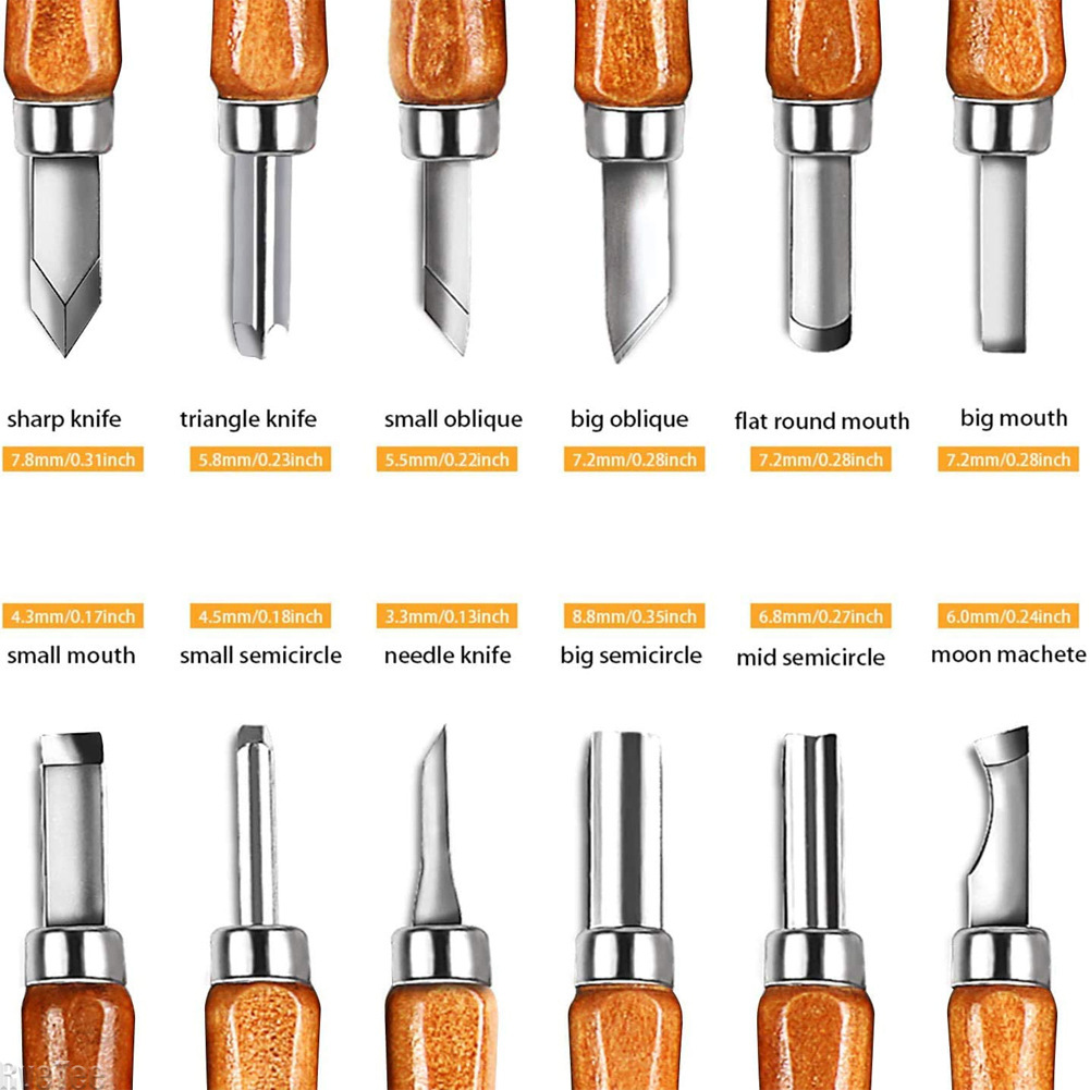 12Pcs SK2 Woodworking Carving  - Art Craft Wood recensie en prijs