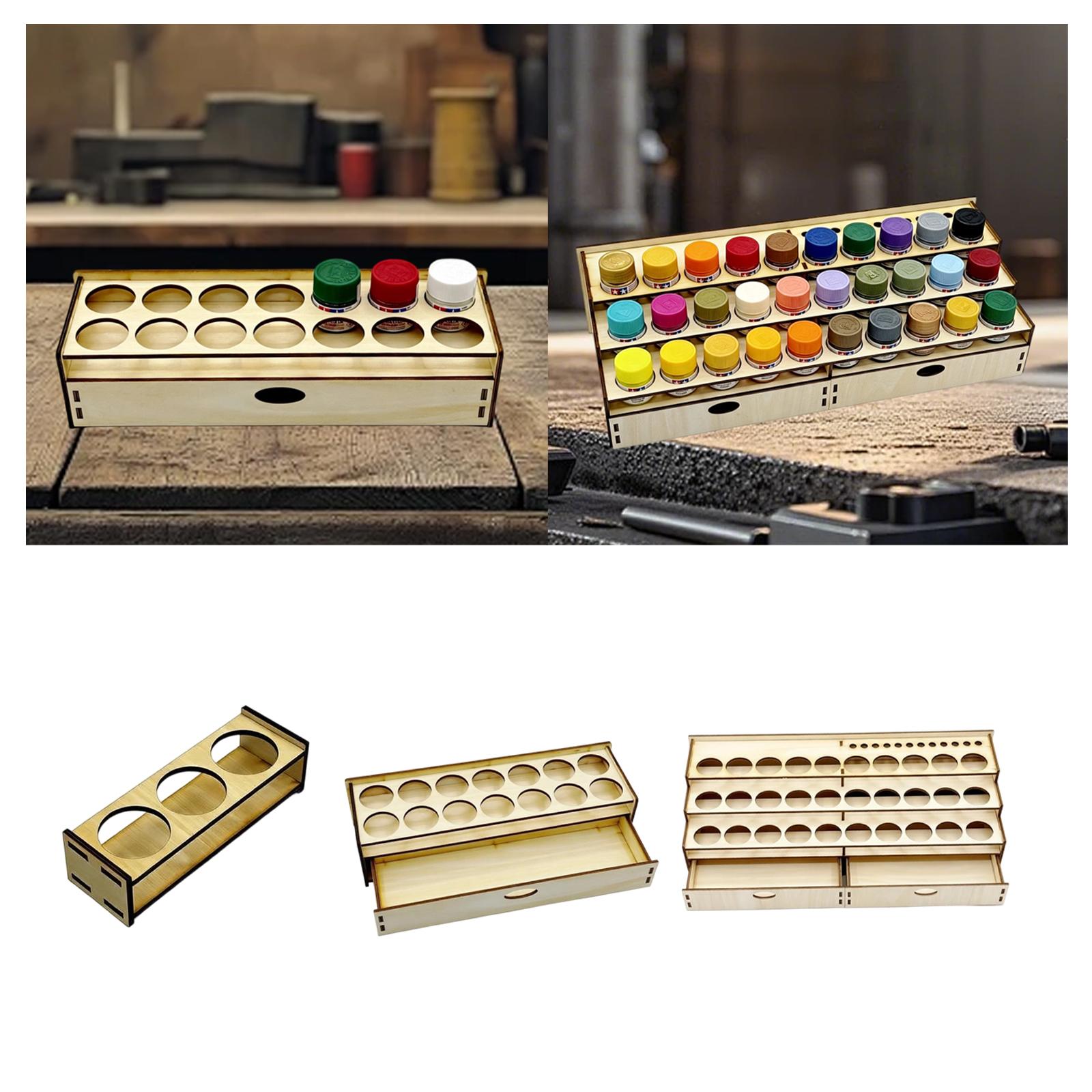 Wooden Paint Bottle Rack Organ - Art And Craft Studio recensie en prijs