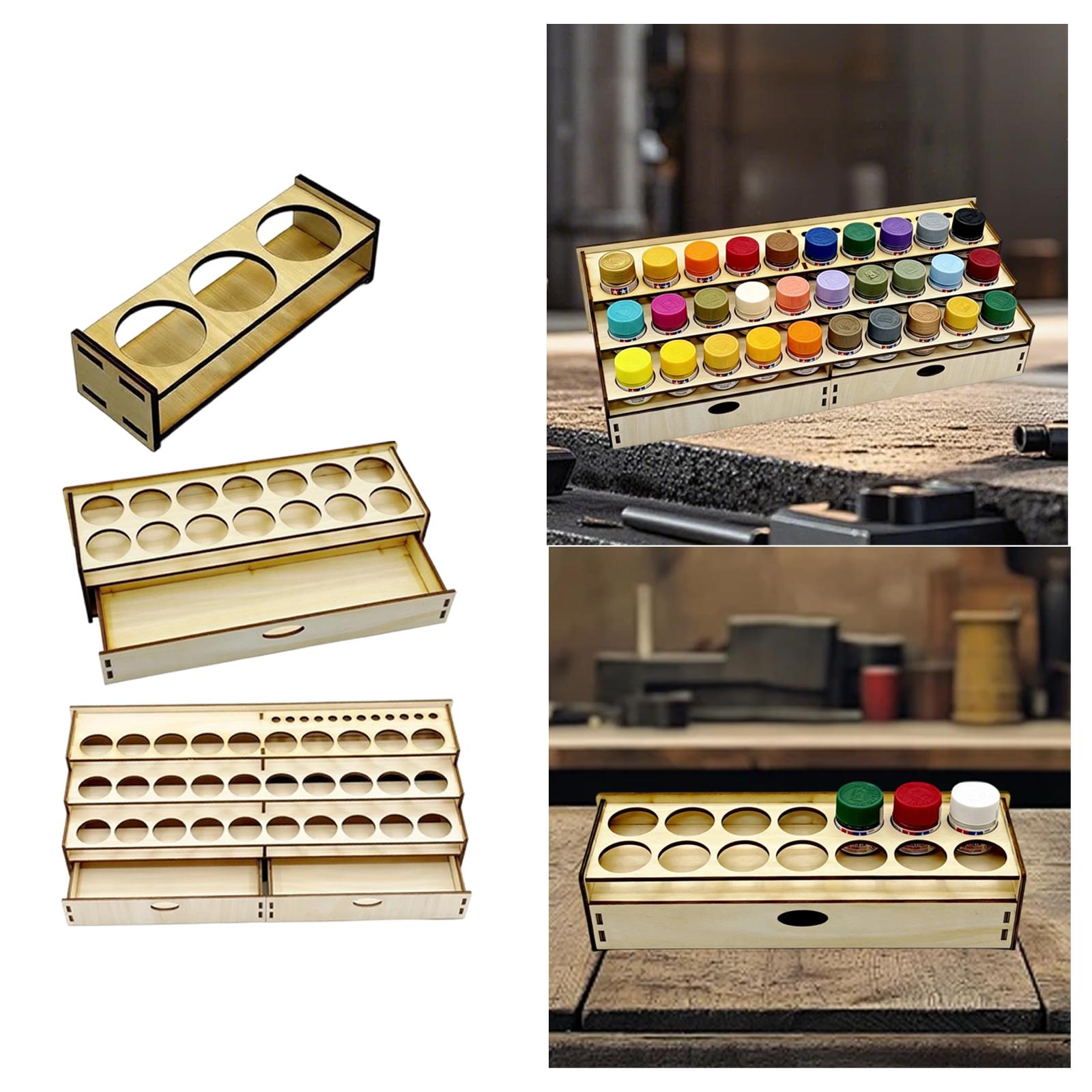 Wooden Paint Bottle Rack Organ - Art And Craft Studio recensie en prijs