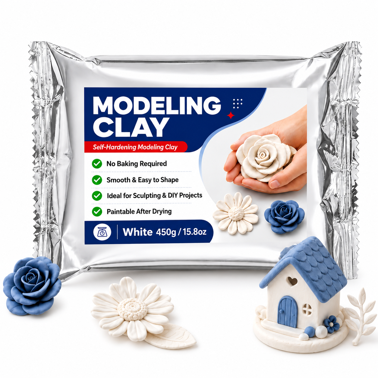 White Premium Air Dry Clay, ul - Air Dry Clay recensie en prijs