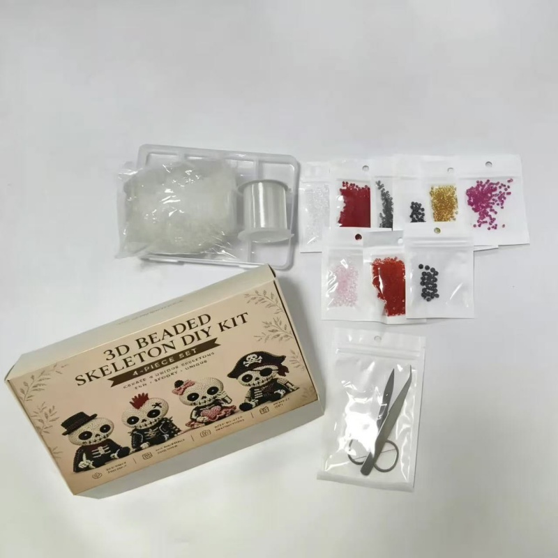 Creative 3d Beaded Skull Diy C - Art Craft Holiday recensie en prijs