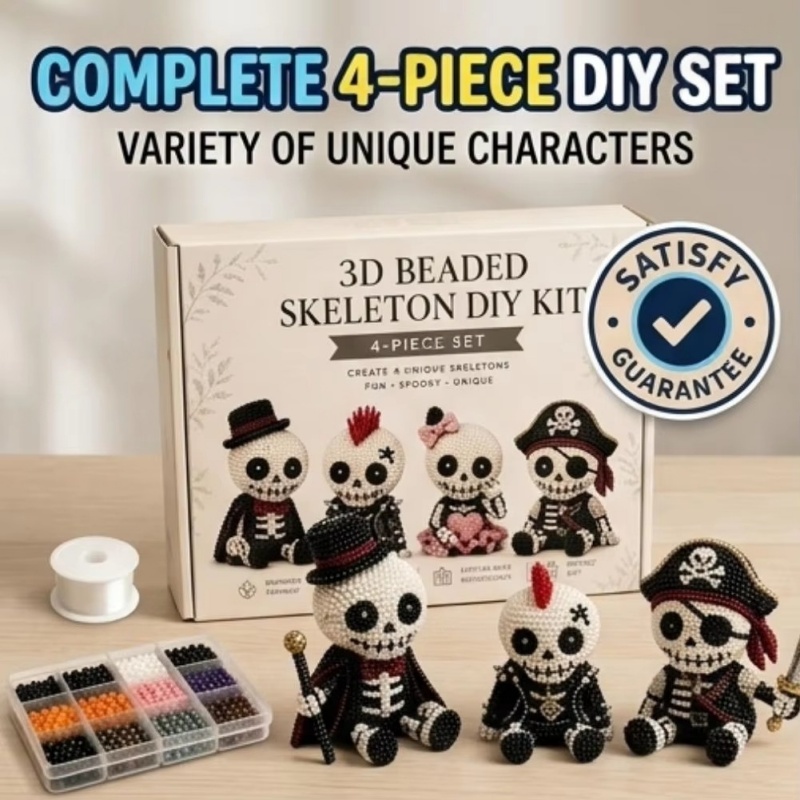 Creative 3d Beaded Skull Diy C - Art Craft Holiday recensie en prijs