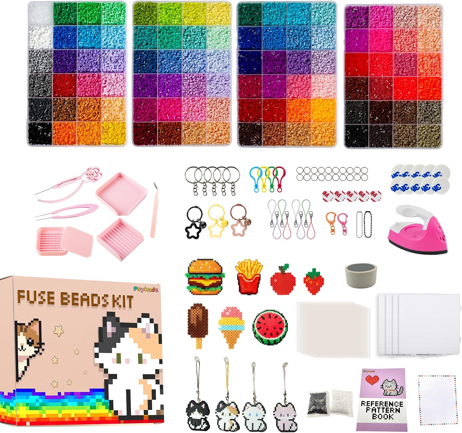 Fuse Beads Kit-Easy DIY-96 Col - Art Craft Us recensie en prijs