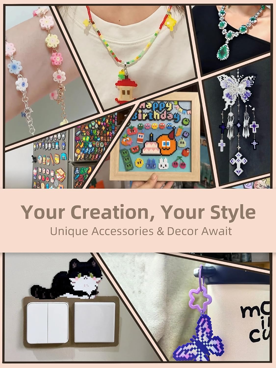 Fuse Beads Kit-Easy DIY-96 Col - Art Craft Us recensie en prijs